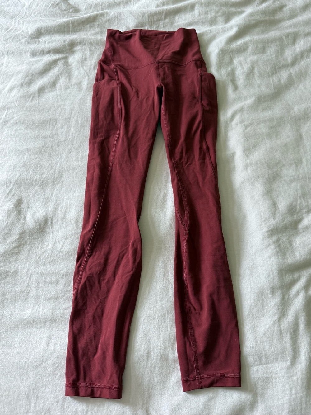 lululemon athletica High-Waist Burgundy Leggings